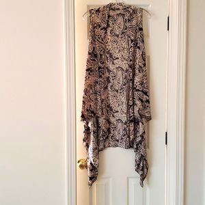 NWOT Long Sleeveless Vest